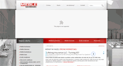 Desktop Screenshot of meblekwiatkowski.mazowsze.info